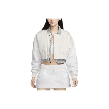 Nike Sportswear Destroyer Jackets Coats Women's Phantom Gray White
