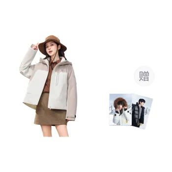SNOW FLYING Down Jacket Women's Postcard As A Gift