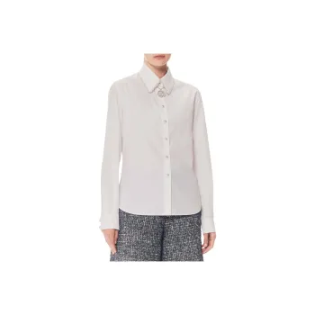 CHANEL 25P Spring Summer Preview Collection Shirt Women's White