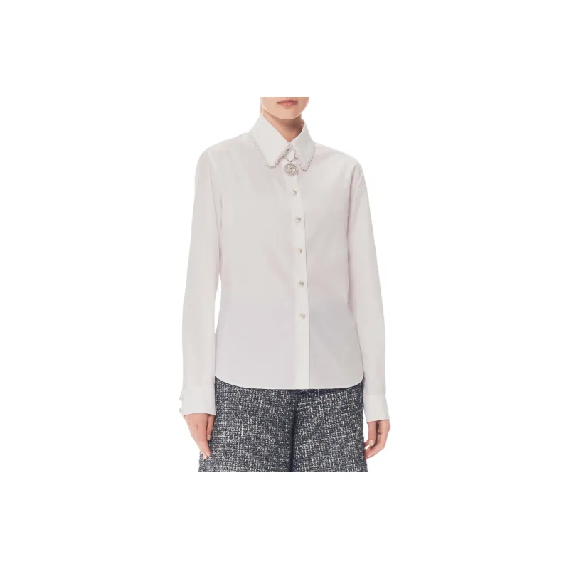 CHANEL 25P Spring Summer Preview Collection Shirt Women's White-0