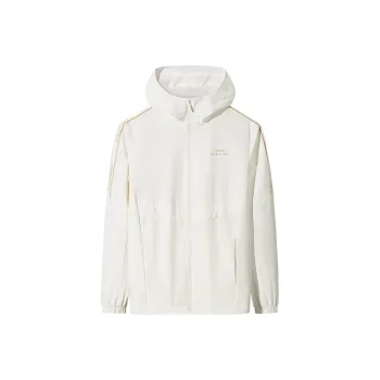 Anta Variety Training Collection Jackets Coats Women's Papyrus White