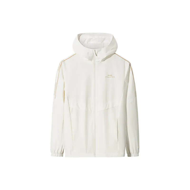 Anta Variety Training Collection Jackets Coats Women's Papyrus White-0