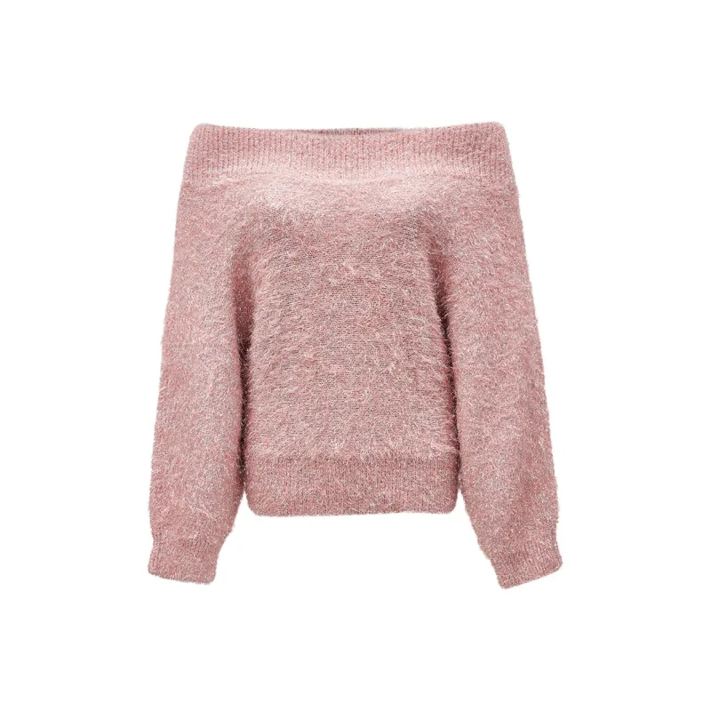 ONLY Knitwear Women's Light Peach Pink-0