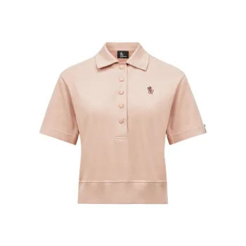 Moncler Grenoble Polo Shirt Women's Light Pink