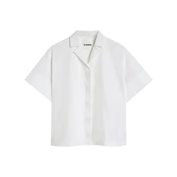 JIL SANDER Short Sleeved Poplin Shirt