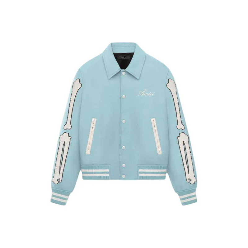 AMIRI Bones Jacket 'Harbor Blue'-0