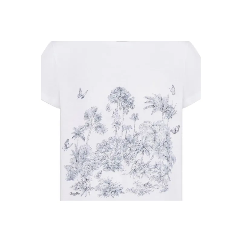 DIOR Dioriviera Regular T Shirt Women's White-2