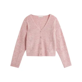 Inman Knitwear Women's Pink Peach Red