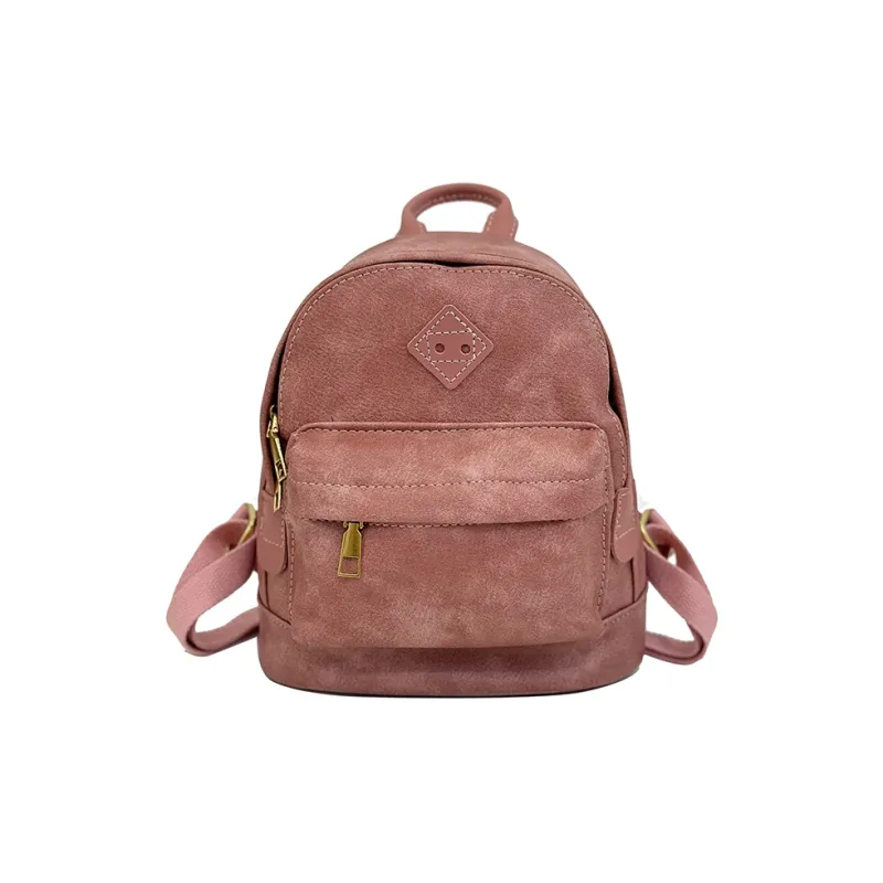 Homeboisportclub PU Backpack Unisex Brown/Black/Blue/Pink-0