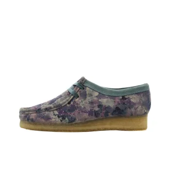 Clarks Originals WALLABEE Abrasion Resistant Low Top Casual Shoes Unisex Blue