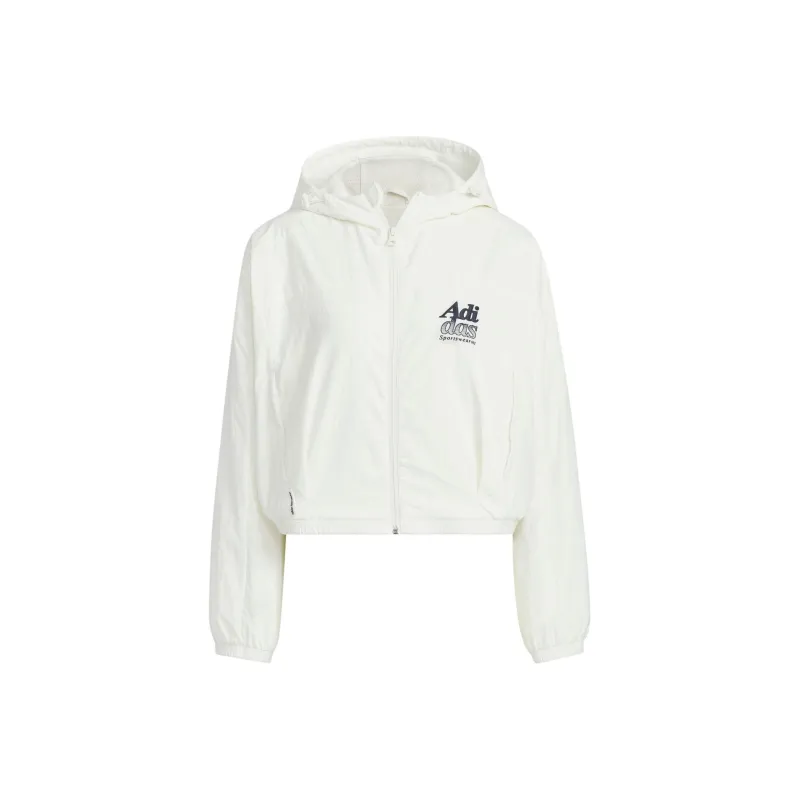 Adidas LOGO JACKET Jackets & Coats Women's Jade White-0