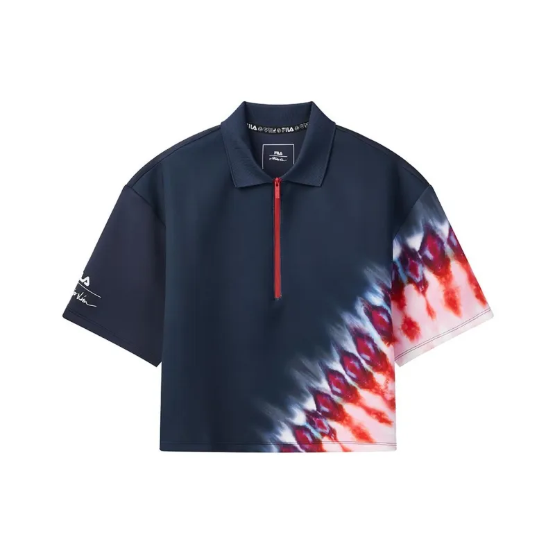 FILA x 3.1PHILLIP LIM Polo Shirt Women's Navy Blue Sea-0