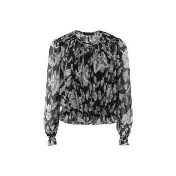 BESIONIA SS25 Shirt Women's Black Pattern
