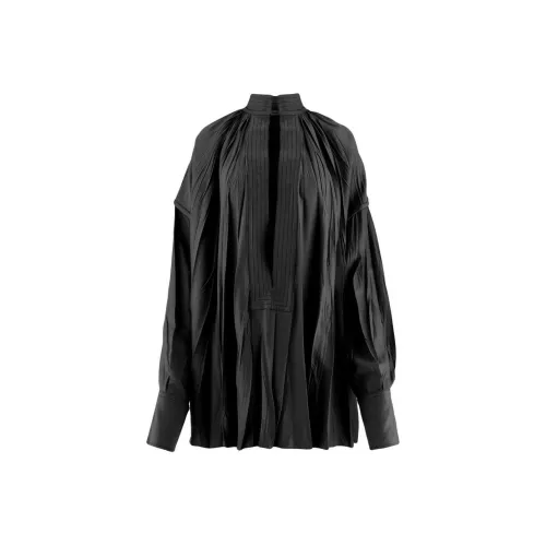Ferragamo Kaftan Crinkle-effect Shirt