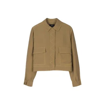 Paul Smith SS24 Jackets Coats Women's Light Gray Green