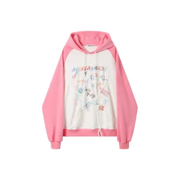 ANDREA MARTIN Sweatshirt Women's Pink White