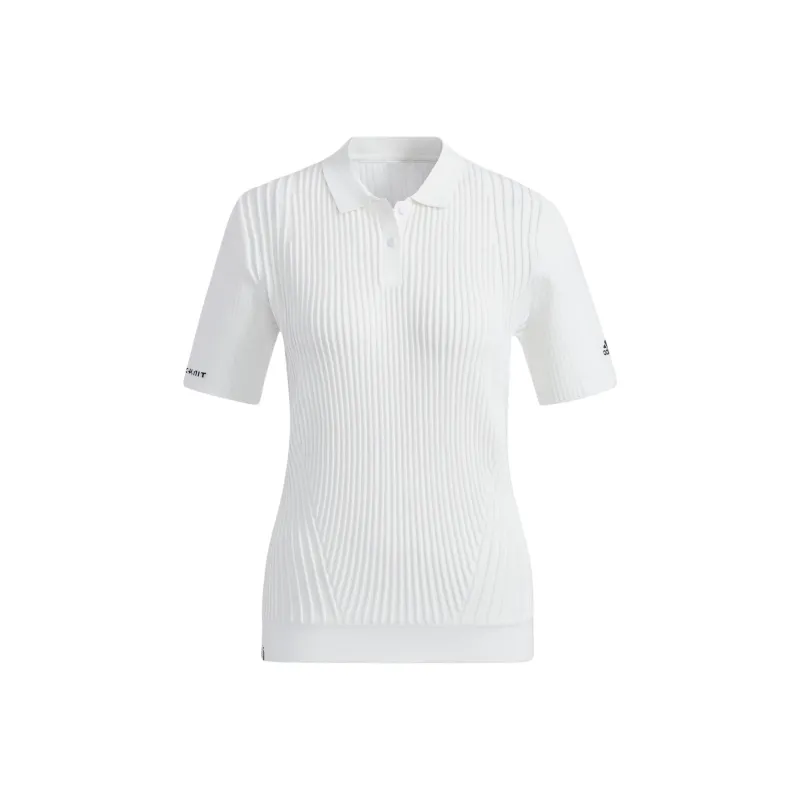 Adidas STATEMENT PRIMEKNIT Polo Shirt Women's White-0