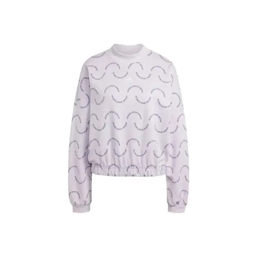 Adidas Sportswear Resort Graphic Loose Sweatshirt Sweatshirt Women's Light Purple