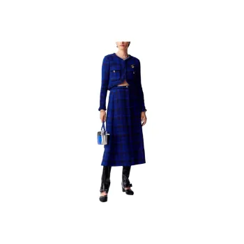 CHANEL SS23 Jackets Coats Women's Blue