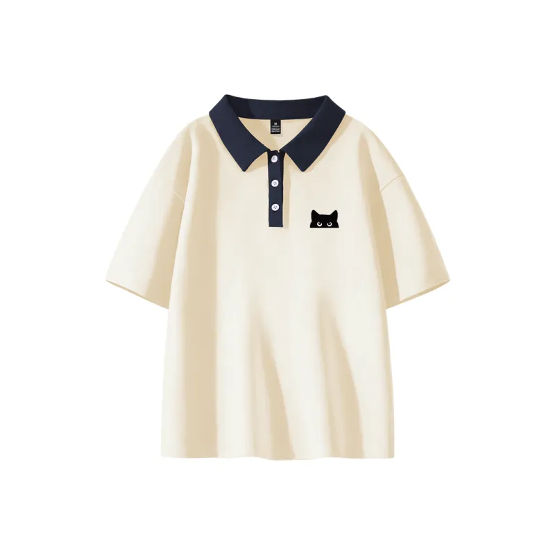 Cotton Polo Shirts Women's-1