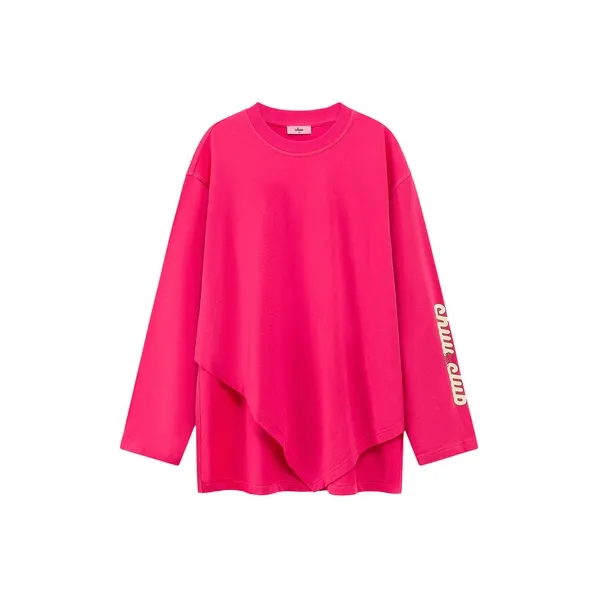 CHUU T Shirts Women's Rose Red-0
