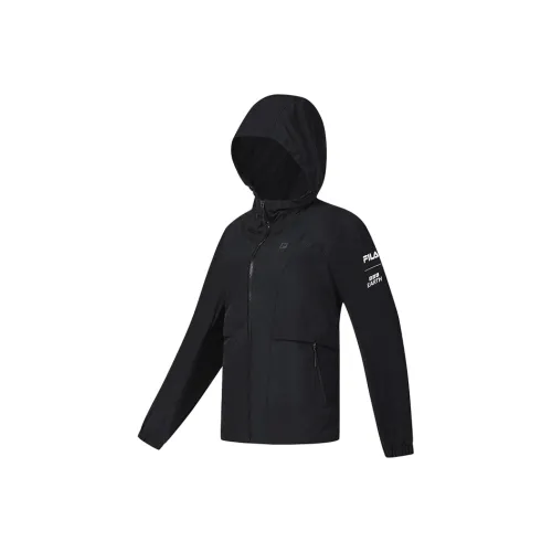 FILA x BBC EARTH Jacket Women's Pitch Black
