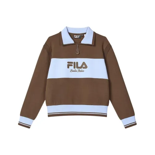 FILA American Sweatshirt Women's Cheese Cracker Umber