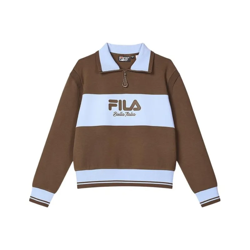 FILA Sweatshirt Women's Cheese Cracker Umber-0