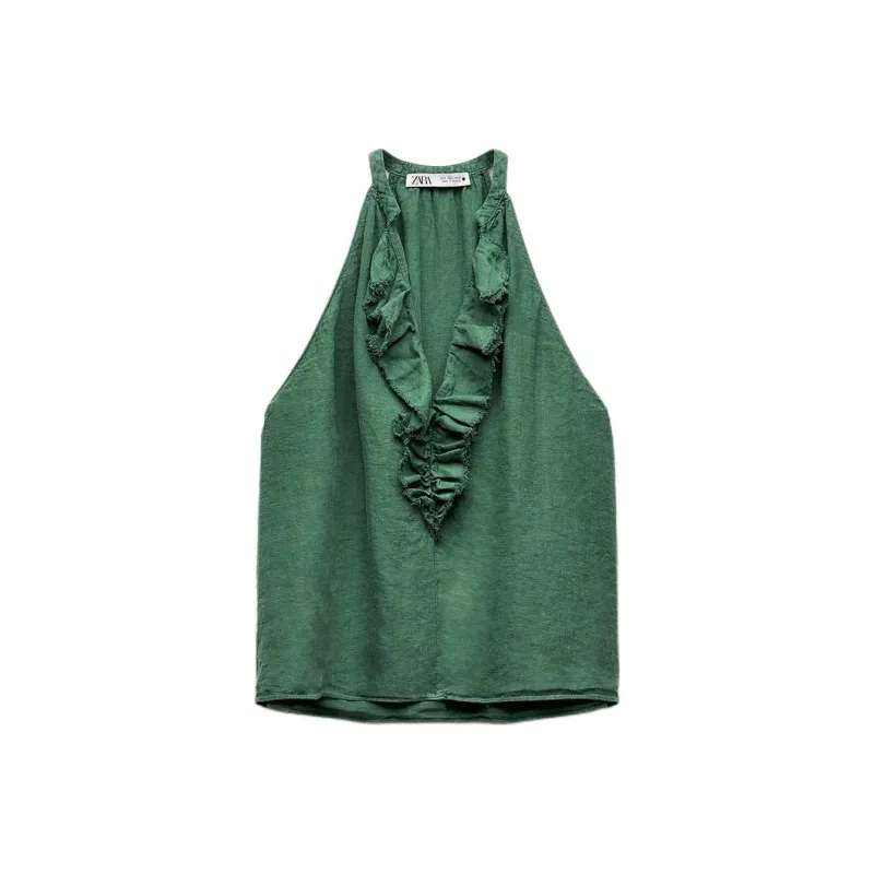 ZARA Shirts Women's Green-0