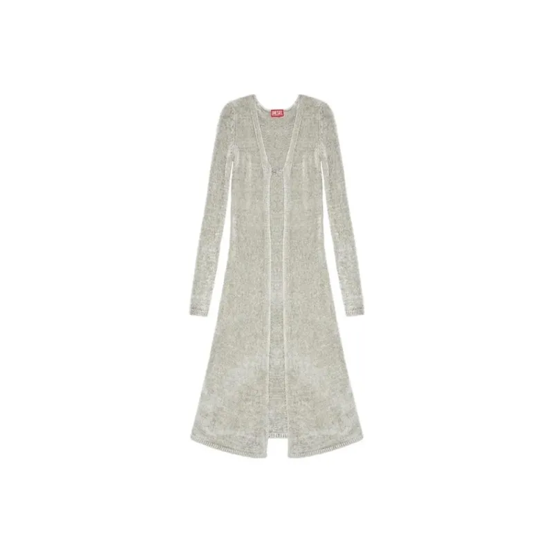 DIESEL M Carol Oval D Logo Plaque Cardigan-0