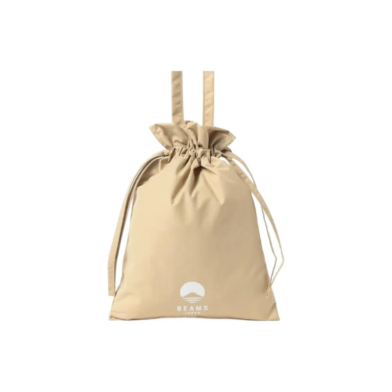 Beams Nylon Crossbody Bags Men's Beige-0