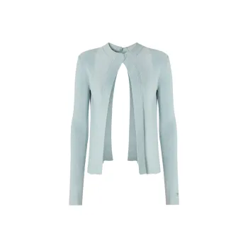 FENDI Long Sleeved Crewneck Cardigan
