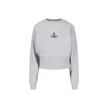 Vivienne Westwood Orb Embroidered Crewneck Sweatshirt