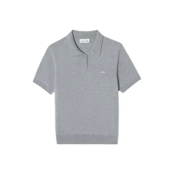 LACOSTE Polo Shirt Women's Gray