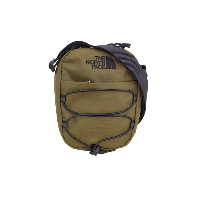 THE NORTH FACE BOREALIS Nylon Shoulder Bag, Crossbody Bag Small Size Unisex Dark Olive-2