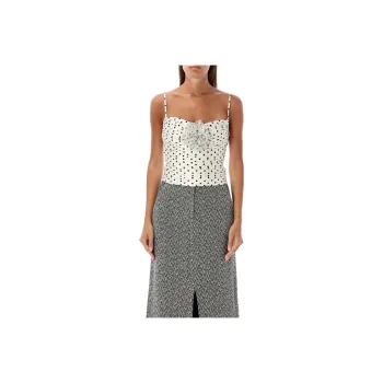 Self portrait Polka Dot Satin Top