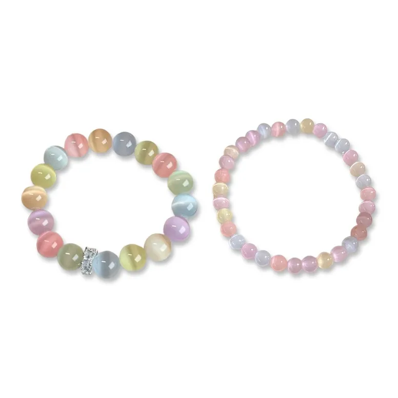 LuluCanaan Glass Cat Eye Bracelets Women's-4