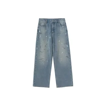 KXLFCHN Jeans Unisex Blue