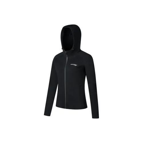 Saucony Knitted Fabric Coat Women's Jet Black