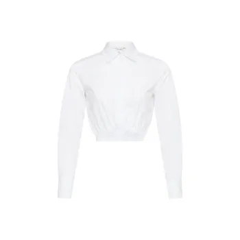 MaxMara Falster Button Detailed Cropped Shirt