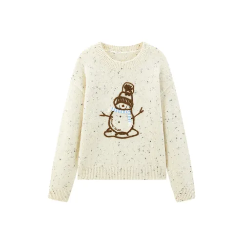 LEDIN Knitwear Women's Swan Ecru