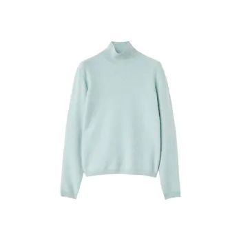 Loro Piana FW24 Cashmere Sweater Women's Lange Green Mixed Color