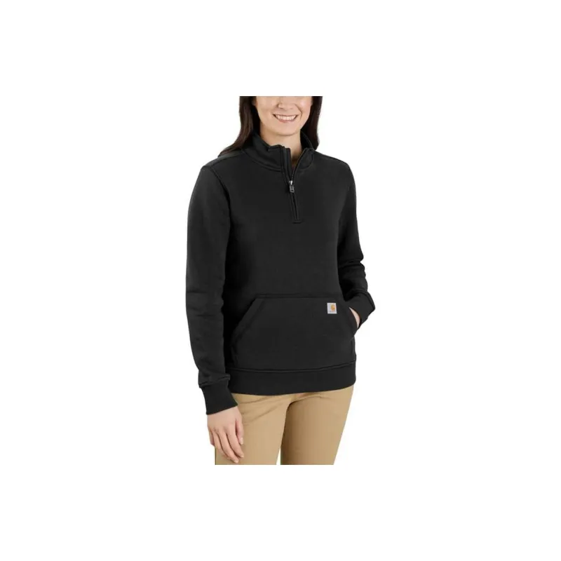 Carhartt 105295 MIDWEIGHT QUARTER-ZIP MOCK-NECK SWEATSHIRT Sweatshirt RELAXED FIT Women's-2
