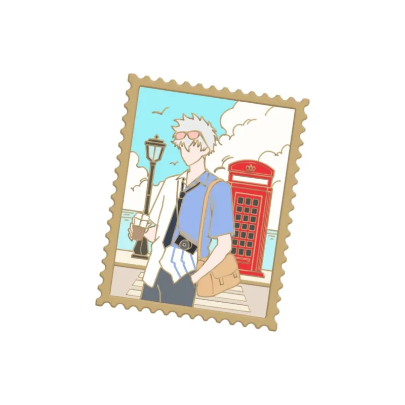 March·Monster x Time Agents Cheng Xiaoshi, Lu Guang, Xia Fei, Liu Xiao Yingdu Letter Character Metal Badges-5