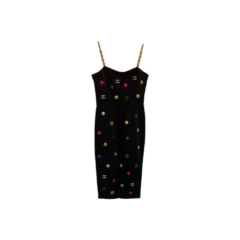 CHANEL Bodysuits Women's Black-0