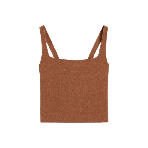 SCANLAN THEODORE Crepe Knit Square Camisole Camisole Women's Spice/Patina