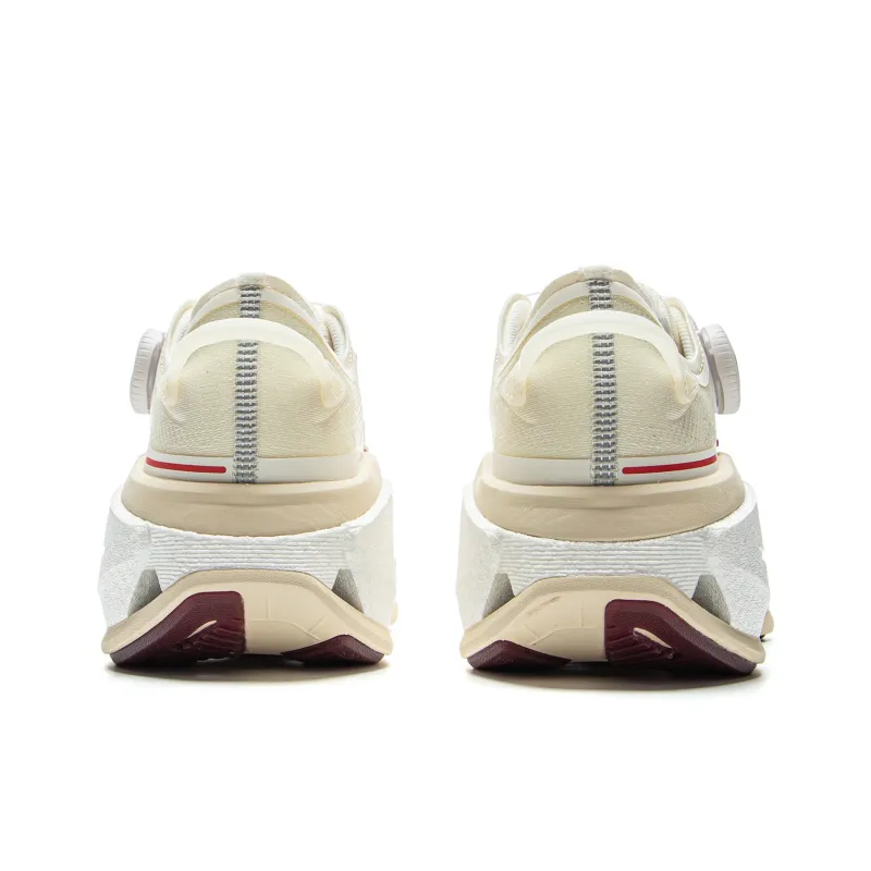 LiNing Liuliu 8 PRO Cushioning, Slip Resistant, And Abrasion Resistant Low Top Carbon Plate Running Shoes Women's Ecru-5