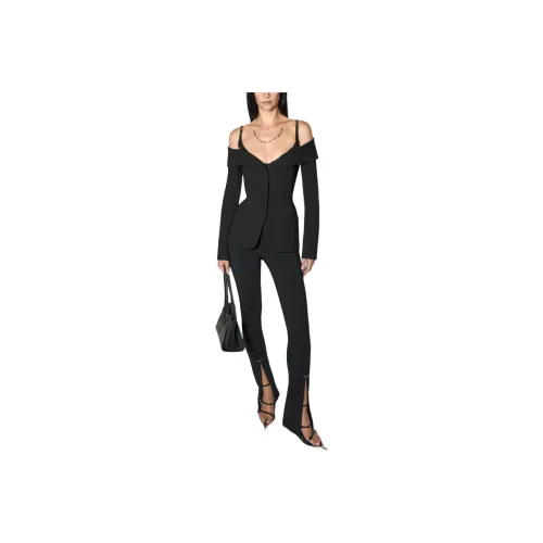 Mugler Sculptural Off shoulder Jacket