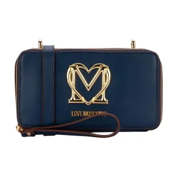 LOVE MOSCHINO PU Handheld Crossbody Bag, Shoulder Bag Regular Women's Blue