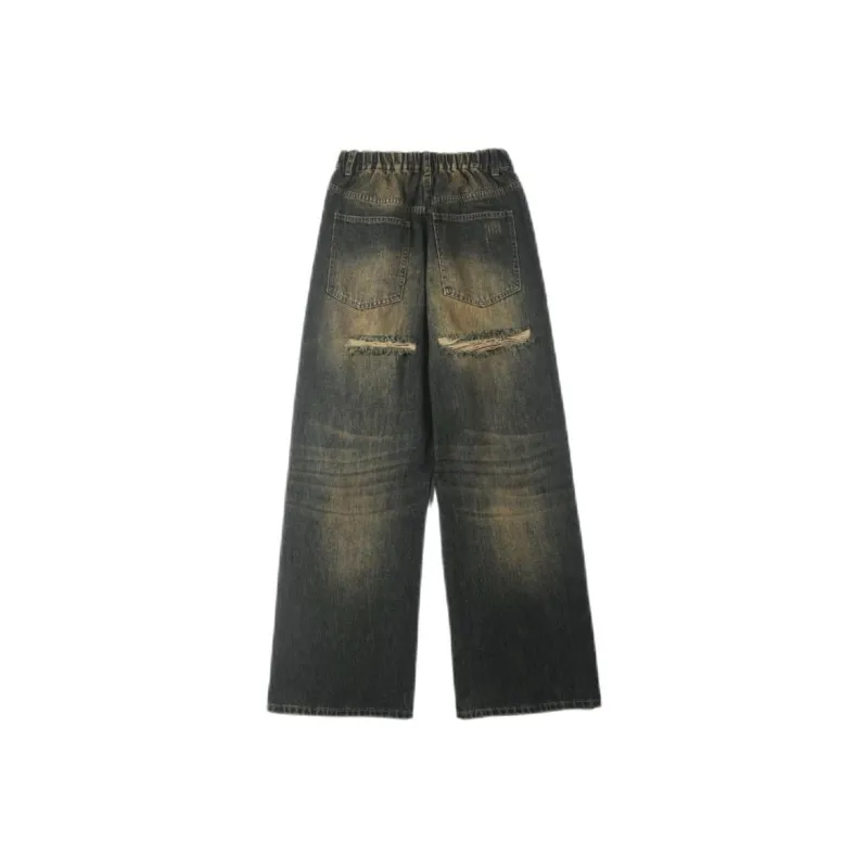 HAPPY PARTY Jeans Unisex Vintage Blue-5